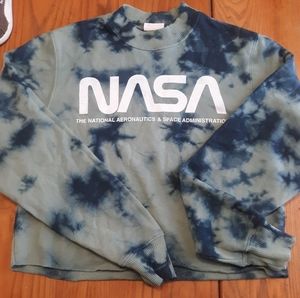 NASA crop top sweater
